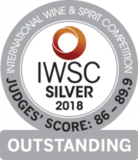 IWSC 2018 Silver 86-89.9 OUTSTANDING