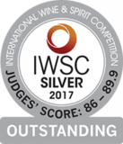 IWSC 2017 Silver 86-89.9 OUTSTANDING