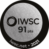 IWSC 2021 -  Silver 91pts