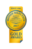 Monde Selection Awards 2017 - Gold Award